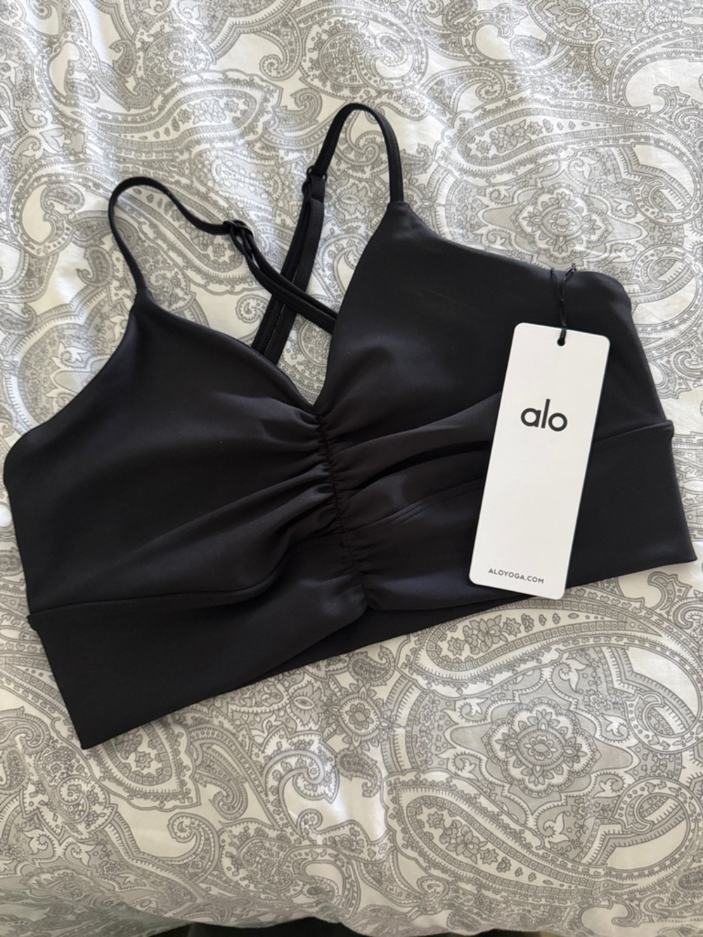 ALO Yoga Black Athletic Shorts - High-Rise Performance